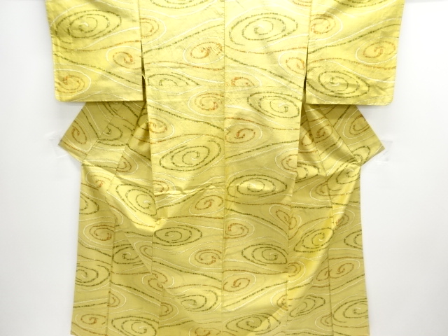 JAPANESE KIMONO / HITOE / TSUMUGI / WOVEN SPIRAL
